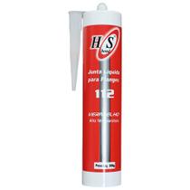 Kit Silicone Alta Temperatura Tubo 300 g Vermelho Neutro 2 Unidades - HS BOND