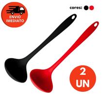 Kit Silicone Maciço Jogo Colher Arroz Espátula Raspadora Pão Duro Batedor Claras Cozinha