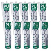 Kit Silicone Pu40 Adesivo Selante Poliuretano 400g