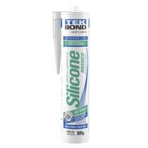 Kit Silicone Tubo Branco 305g Base Água 6 Unidades TEK BOND