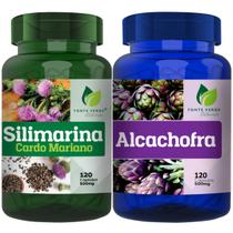 Kit Silimarina com Alcachofra 120 Cáps Por Pote Fonte Verde