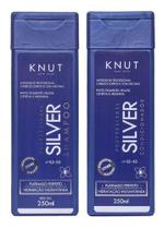 Kit Silver Knut Matizador Platinados Loiros Mechas Luzes Hidratação Retirar o Amarelado