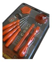 Kit simples De Ferramentas para conserto de celular (4 chaves, 3 Espátulas E 1 Ventosa)