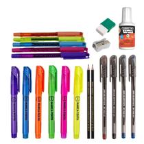 KIT Simples LEOLEO Volta Às Aulas Borracha Caneta Lápis Apontador Material Escolar Papelaria KIT Simples LEOLEO Volta Às Aulas Borracha Caneta Lápis Apontador Material Escolar Papelaria