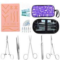 Kit Simulador Pele Pinça Tesoura Iris Cabo