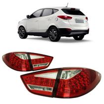 Kit Sinaleira Traseira Led Ix35 2010 2011 2012 2013 2014 2015 Bicolor Lente Acrílico