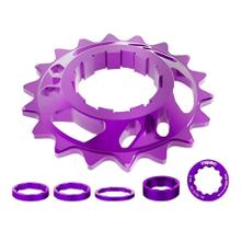 Kit Single Conversor Cog Cassete k7 HG 18 Dentes Bike Mtb
