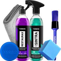 Kit Sintra Fast e Restaurax Vonixx Limpeza Bactericida Renovação e Proteção Interna