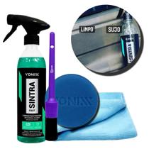 Kit Sintra Fast Vonixx 500ml + Pano Microfibra + Aplicador Vonixx + Pincel Zacs - APC multiuso