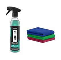 Kit Sintra Fast Vonixx + Microfibra Limpar Painéis Plásticos