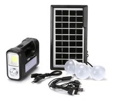 Kit Sistema Iluminação Solar Portátil 3 Lâmpadas Led Luz Emergência - Luatek