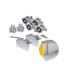Kit Sistema Para Porta de Correr Com Chapa Lateral Ro75 03u Rometal