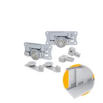 Kit Sistema Para Porta de Correr de Armários E Móveis Ro40 Rometal Kit Sistema Para Porta de Correr de Armários E Móveis Ro40 Rometal