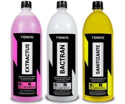 Kit Sistema Vsc Bactran + Extractus + Sanitizante 1,5l Vonixx