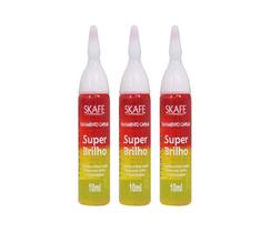 Kit Skafe - Ampola Super Brilho 10 ml - 3 Unidades