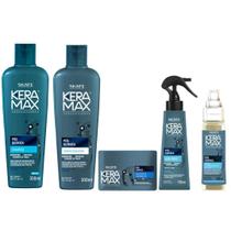 Kit Skafe Keramax - Sh. + Cond. + Mascara + Spray + Sérum