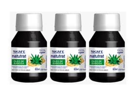 Kit Skafe Natutrat - Óleo Capilar de Babosa 60 ml - 3 Unid