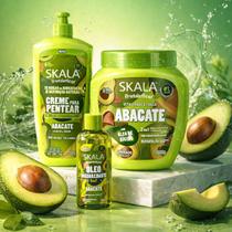 Kit Skala Abacate Creme De Tratamento 1kg + Creme de Pentear 500g + Óléo Brilho Radiante 90ml Kit Skala Abacate Creme De Tratamento 1kg + Creme de Pentear 500g + Óléo Brilho Radiante 90ml