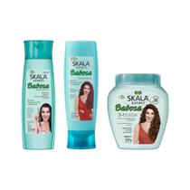 Kit Skala Babosa Shampoo + Condicionador + Creme de Pentear