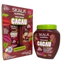 Kit Skala Creme 01 kg Cacau + Shampoo + Condicionador