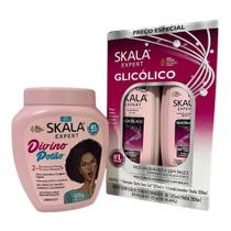 Kit Skala Creme 01 kg Divino Potão + Shampoo + Condicionador