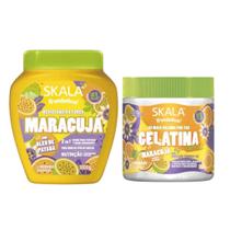Kit Skala Creme de Tratamento e Gelatina Maracujá