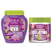 Kit Skala Creme de Tratamento e Gelatina Uva
