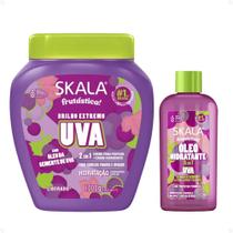 Kit Skala Frutastica Uva: Creme de tratamento 1000g e Óleo Capilar 90ml
