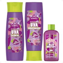 Kit Skala Frutástica Uva: Shampoo e Condicionador + Óleo Hidratante 90ml