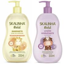 Kit Skalinha Bebê Hidratante Corporal + Sabonete Líquido
