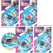 Kit Skate De Dedo Brinquedo Infantil Desmontável Ferramentas