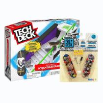 Kit Skate de Dedo Personalizável Com Conjunto de Rampa