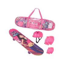 Kit Skate infantil Completo Menina - Fenix SKR-0031