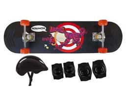Kit Skate Infantil MOR Sapo com Acessórios de Segurança Kit Skate Infantil MOR Sapo com Acessórios de Segurança