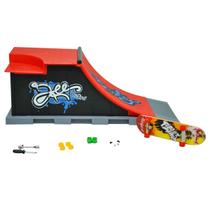 Kit Skate Park Com Rampa Pista Skate De Dedo