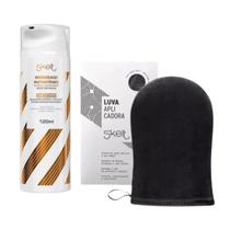 Kit Skelt Bronzeado Instantâneo 120ml+Luva Aplicadora