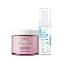 Kit Skelt Creme Hidratante Urban Beat e Água Autobronzeadora