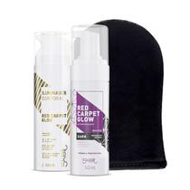 Kit Skelt - Mousse Dark Autobronzeador 140ml, Iluminador Corporal 120ml e Luva Aplicadora