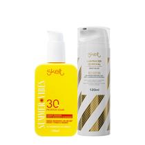 Kit Skelt Summer Vibes FPS30 Red Carpet Protetor Solar Iluminador (2 produtos) Kit Skelt Summer Vibes FPS30 Red Carpet Protetor Solar Iluminador (2 produtos)