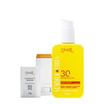 Kit Skelt Summer Vibes Glow Stick FPS65 Iluminador Protetor Solar (2 produtos)