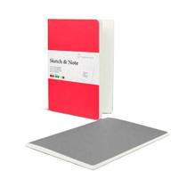 Kit SketchBook Note A6 20 Folhas 125g Rosa Cinza Hahnemuhle