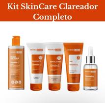 kit skin care clareador facial com vitamina C limpeza e Hidratação para peles com manchas kit skin care clareador facial com vitamina C limpeza e Hidratação para peles com manchas
