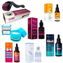 Kit Skin Care Cuidados Facial Com Microagulhamento + Seruns