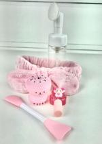 Kit skin care faixa esponja pincel pump gloss hidratante clássico reutilizável útil