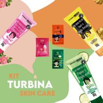 Kit Skin Care - Máscara Facial Pepino Ouro e Rosa Mosqueta