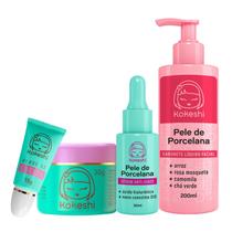 Kit Skin Care Pele de Porcelana Kokeshi Serum Antiidade Kit Skin Care Pele de Porcelana Kokeshi Serum Antiidade