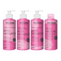 Kit Skin Care Rosa Mosqueta 4 Unidades Rhenuks