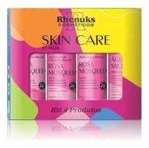 Kit Skin Care Rosa Mosqueta Rhenuks - 4 Produtos Faciais
