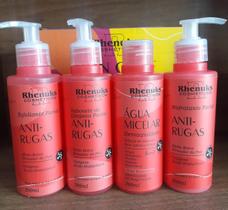 Kit Skin Care Tratamento Facial Anti Rugas 4 peças Rhenuks