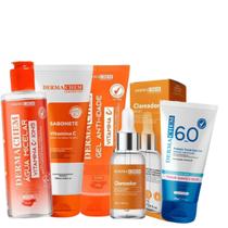 Kit Skin Care Vitamina C Para Peles com Melasma e Machas Dermachem